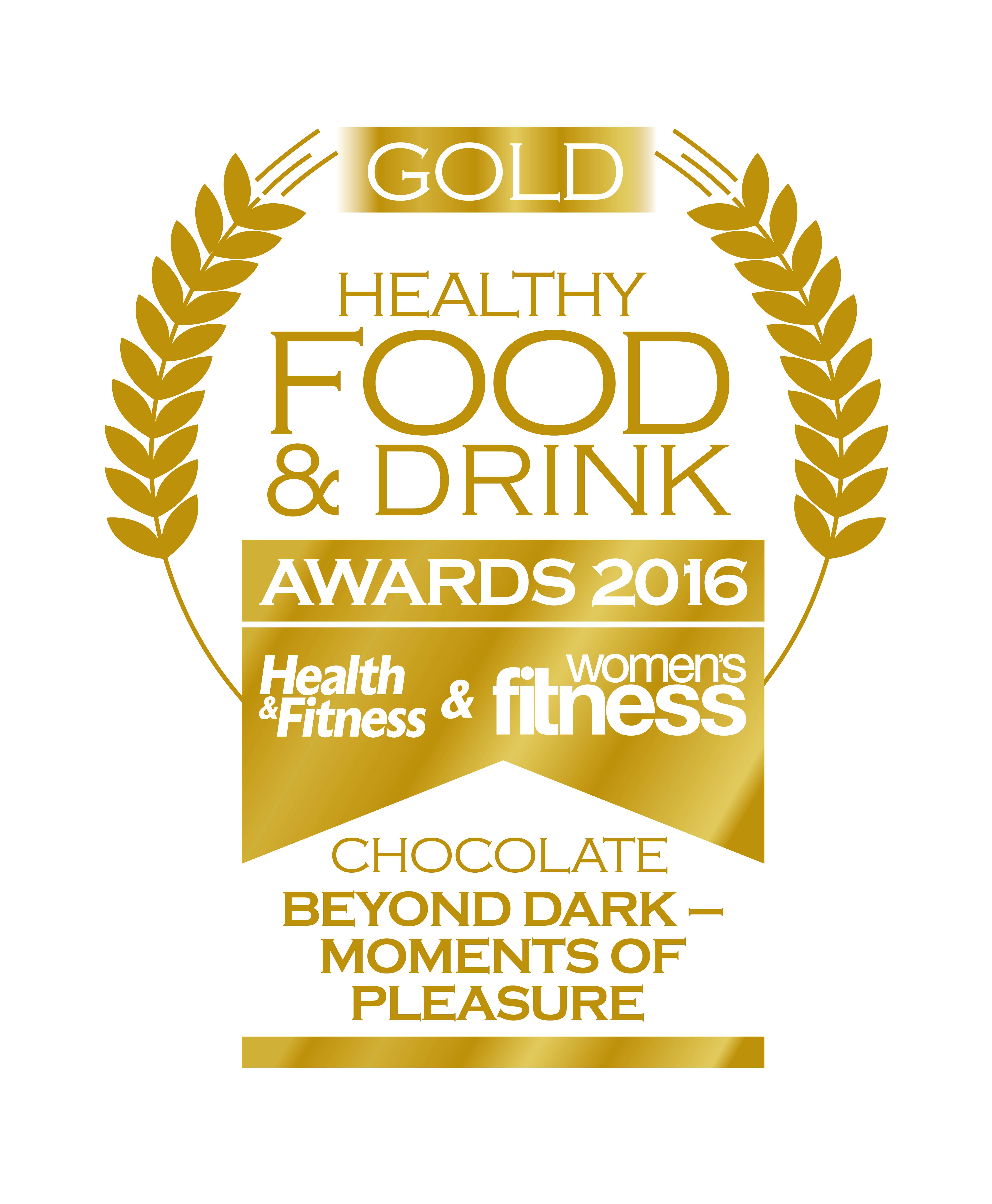 Healthy Food and Drink Gold Award 2016 chocolate